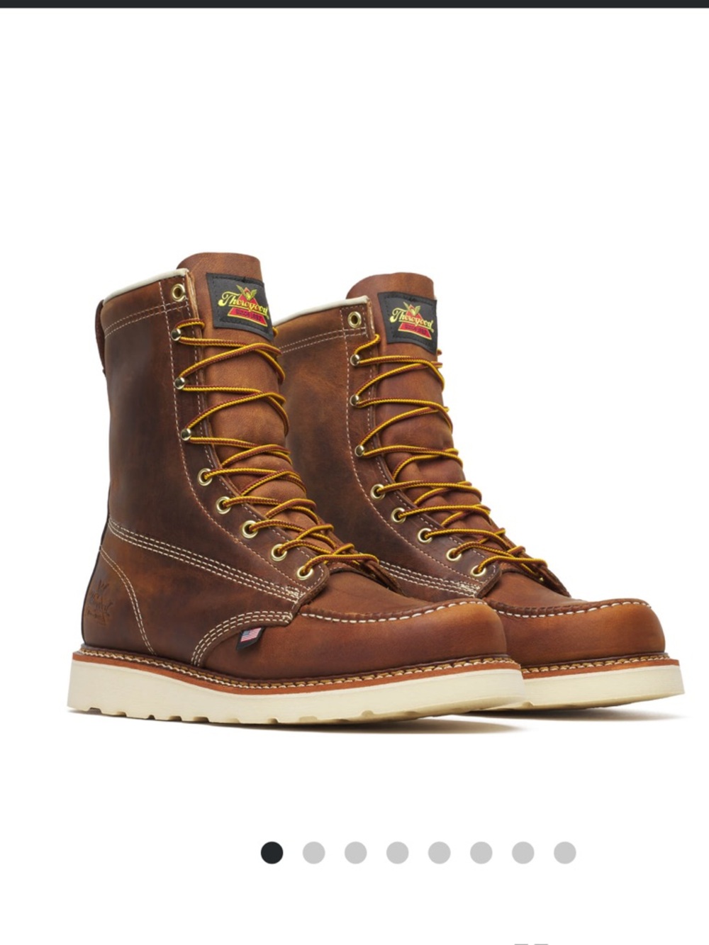 Thorogood American Heritage - 8" Trail Crazy Horse Moc Toe - Maxwear Wedge